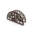 Acrylic Napkin Holder with Wooden Design