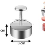 Stainless Steel Hamburger Patty Maker 8 cm