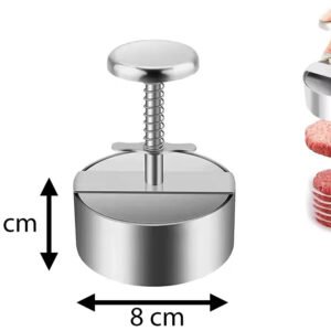 Stainless Steel Hamburger Patty Maker 8 cm