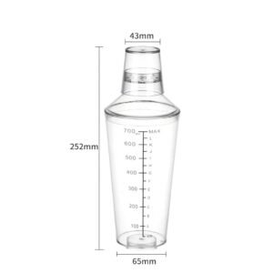 Boston Polycarbonate Shaker 700 ml