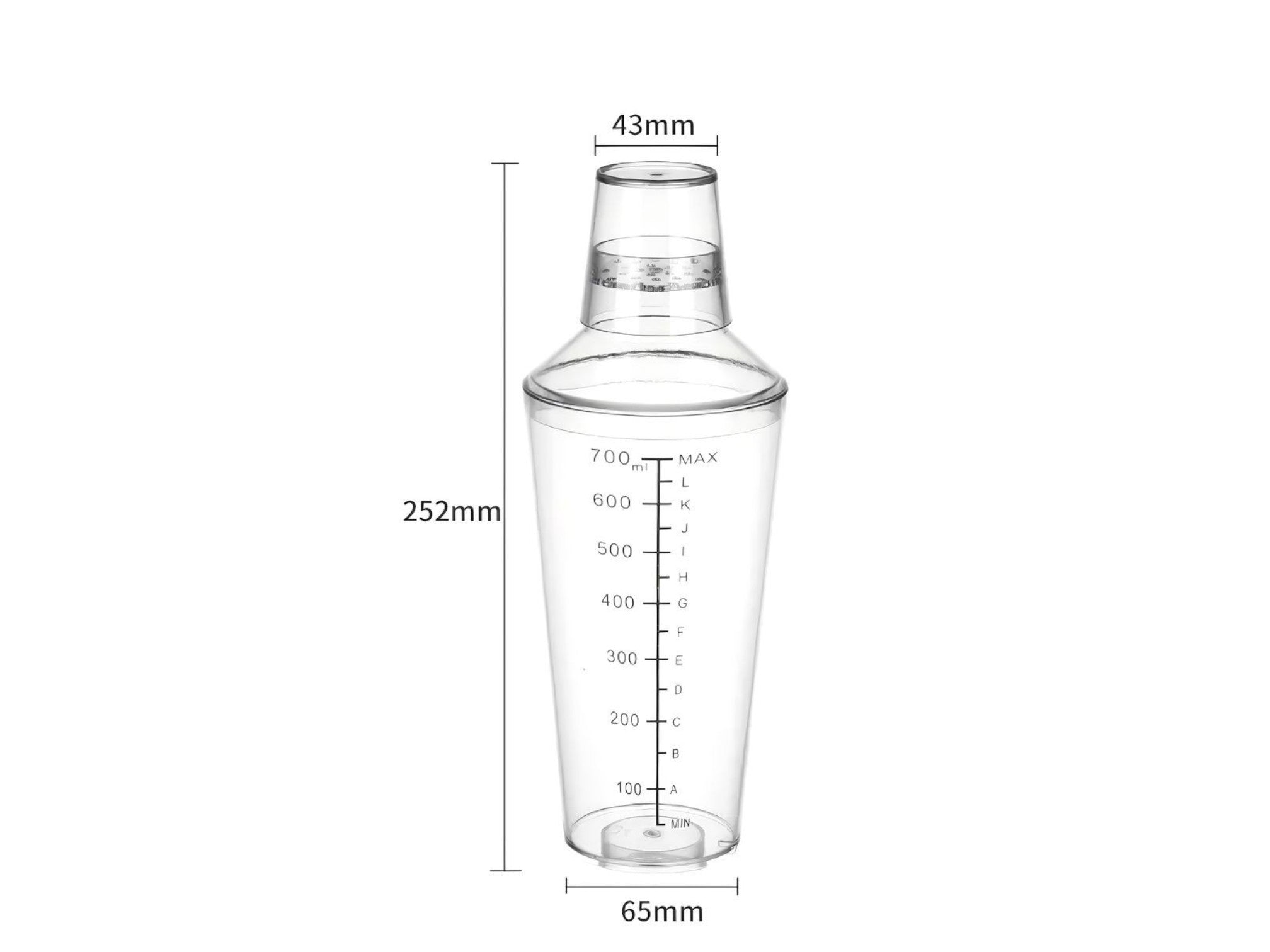 5437c3bc5e411f1026c9a0de63bf5e42.jpg Boston Polycarbonate Shaker 700 ml