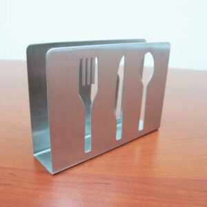 Tissue Holder Stainless Steel Cutlery Shape