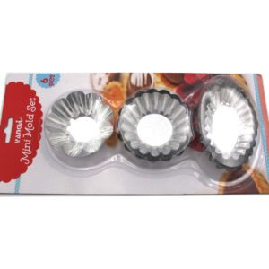 Multi Shaped Small Tart Molds x6