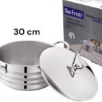 Max Fresh SS Cooking Pot with SS lid 30 cm
