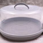 Maxi Round Cake Container with High Cover & Handle