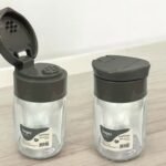 Glass Salt Shaher 80cc with flip cover