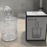 High Quality Acrylic Sugar and Spice Jar with Spoon