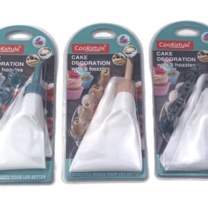 Cake Decoration Bag with 5 Nozzles