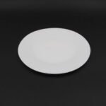 Dessert Opal Plain White Plate