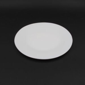 Dessert Opal Plain White Plate
