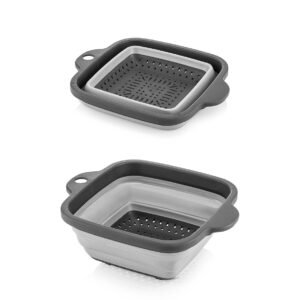 Compressible Squaredl Strainer 25.5x21x9 cm