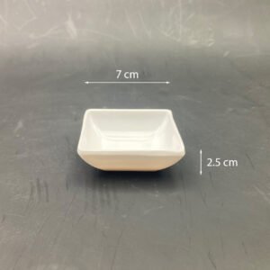 Melamine Square Small Sauce Bowl 7 cm