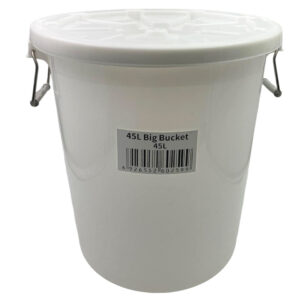 Food Safe Round Bin 45L With Cover