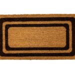 Coco mat with PVC backing 60x33 cm