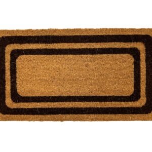 Coco mat with PVC backing 60x33 cm
