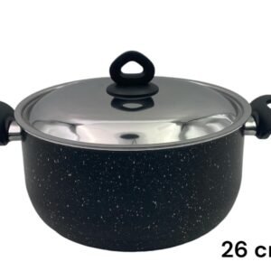 Black Granite Nouval Casserole 26 cm