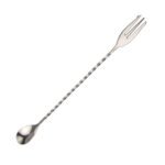 Fork Tipped Cocktail Mixing Long Spoon