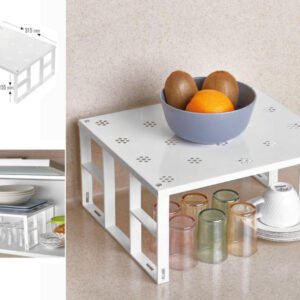 Large Metallic Cabinet Organizer