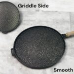 Dosthoff Granite Round Grill 36 cm with wooden handle