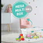 Clear Storage Box 120 L