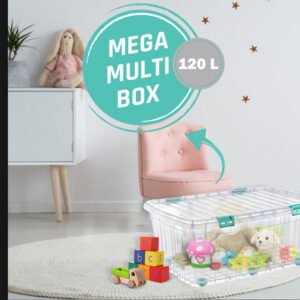 Clear Storage Box 120 L