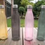 Colored glass bottle