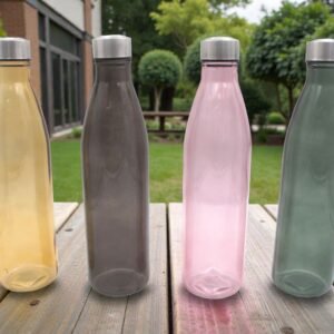 Colored glass bottle