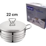 Max Fresh SS Cooking Pot with SS lid 22 cm