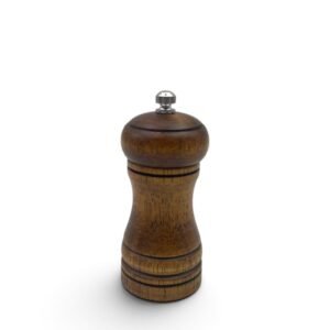 Rubber Wood Vintage Color Pepper Mill 10.2 cm