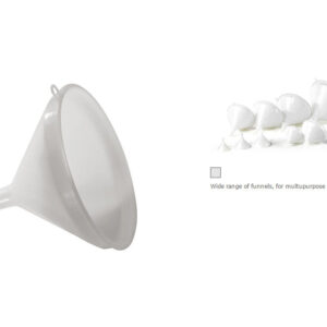 Italian Plastic White Funnel 42 cm