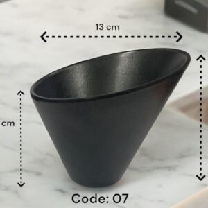 Melamine Cone Shape Fries and Snack Bowl 13 cm
