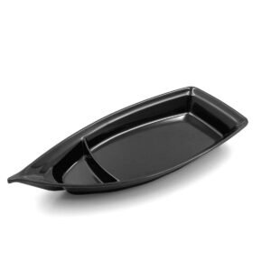 Boat Shape Melamine Serving Plate 33.1 cm