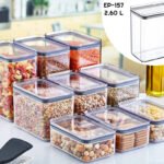 Airtight Rectangular Food Jar 2.60 lt