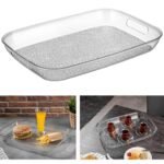 Transparent Large Serving Tray 44 cm