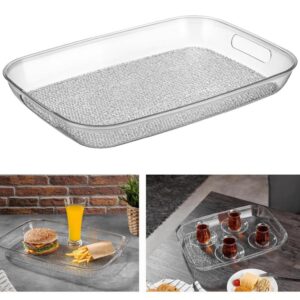 Transparent Large Serving Tray 44 cm