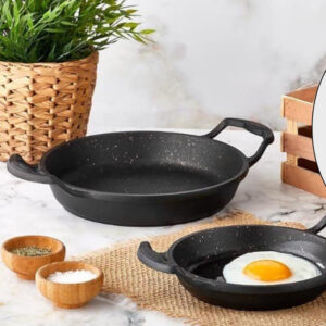 DOSTHOFF CAST ALUMINIUM GRANITE COATED EGG PAN 18 CM