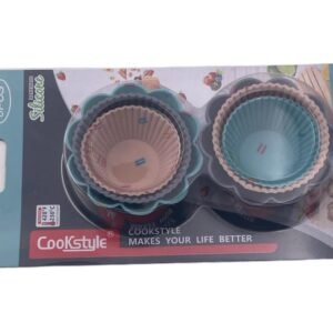 Silicone 6 pcs Multi Sizes Muffin Molds