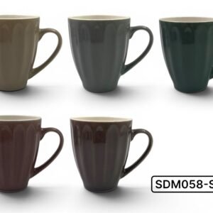 Porcelain Mug with Glossy Finish Casablanca Design