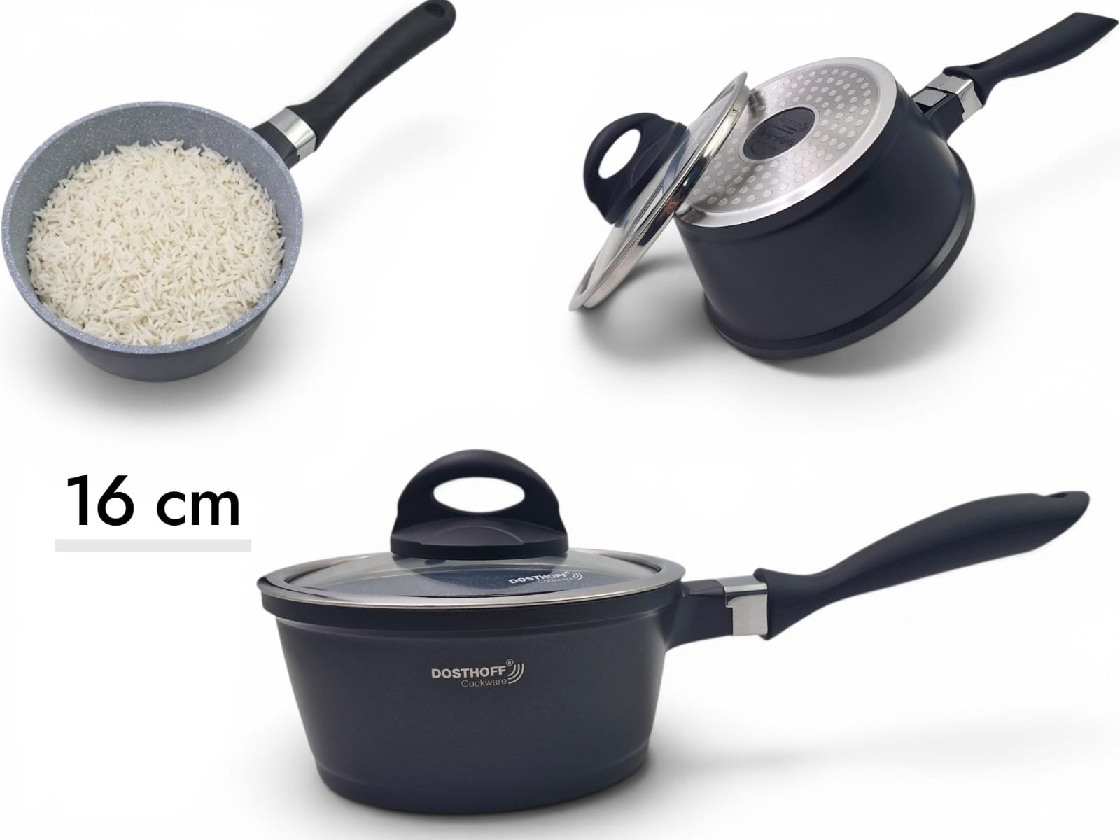 6b8c89c11b1ca7d6cb0ce82b70a48a93.jpg DOSTHOFF INDUCTION MASTER SAUCE PAN BLACK 16 CM