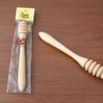 Wooden Honey Dipper; 17 cm