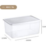 Clear Hermetic Food Preservation Box 10 lt