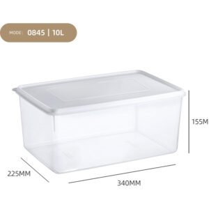 Clear Hermetic Food Preservation Box 10 lt