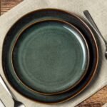 Dosthoff "Ocean Green" Glazed Side Plate 21.5 cm