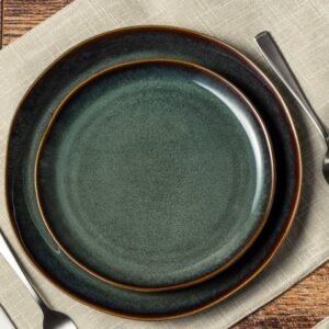 Dosthoff "Ocean Green" Glazed Side Plate 21.5 cm