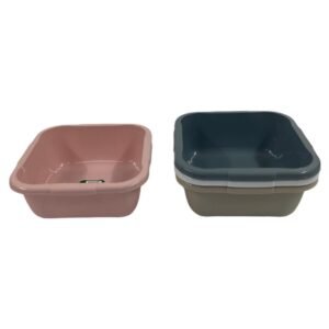 Colorful Squared Bowl; 6 lt