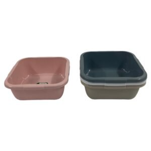 Colorful Squared Bowl; 3 lt