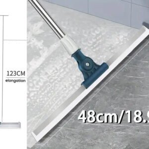 Long Handle 180 degrees Rotating Floor Squeegee 50 cm