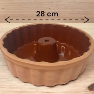 Natural Terracotta Cake Pan 28 cm