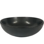 Dosthoff Black Raw Stone Salad Plate 19.5 cm
