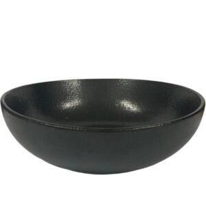 Dosthoff Black Raw Stone Salad Plate 19.5 cm
